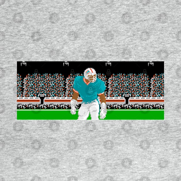 Miami Pixel Linebacker by The Pixel League